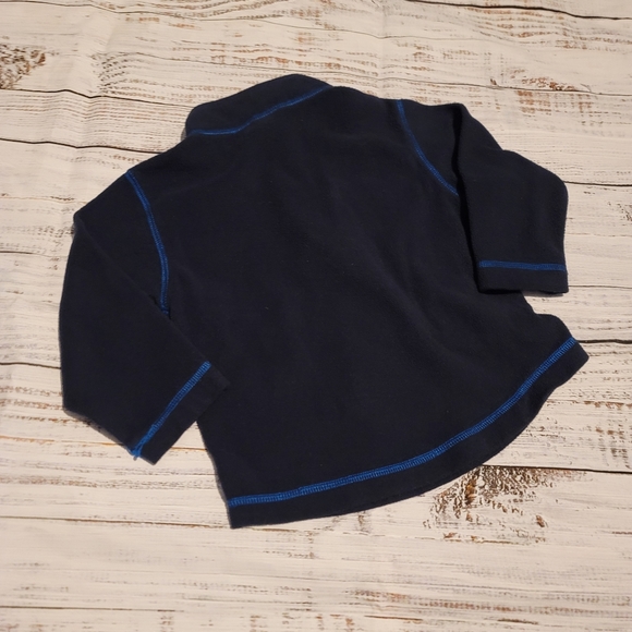 Baby Gap Blue Fleece Sweater Boys Size 4 Years - Picture 4 of 4